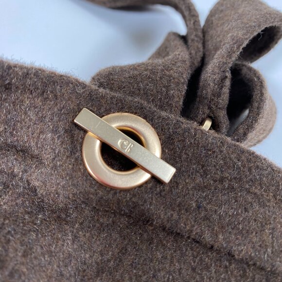 GAP x CULT GAIA Brown Wool Blend Mini Dress - Picture 8 of 8